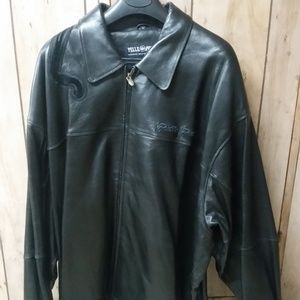 Marc Buchanan Pelle Pelle Black Leather Jacket